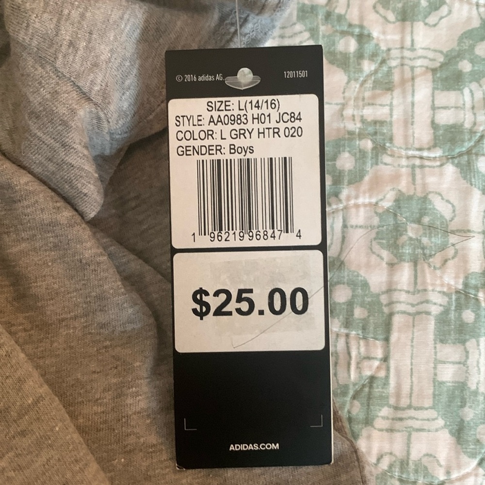 Boys Adidas Long Sleeve shirt - Picture 5 of 5